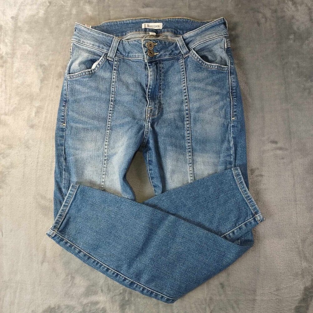 Morrison Womens 29 Blue Skinny Jeans Mid Rise Medium Wash Vintage Denim‎